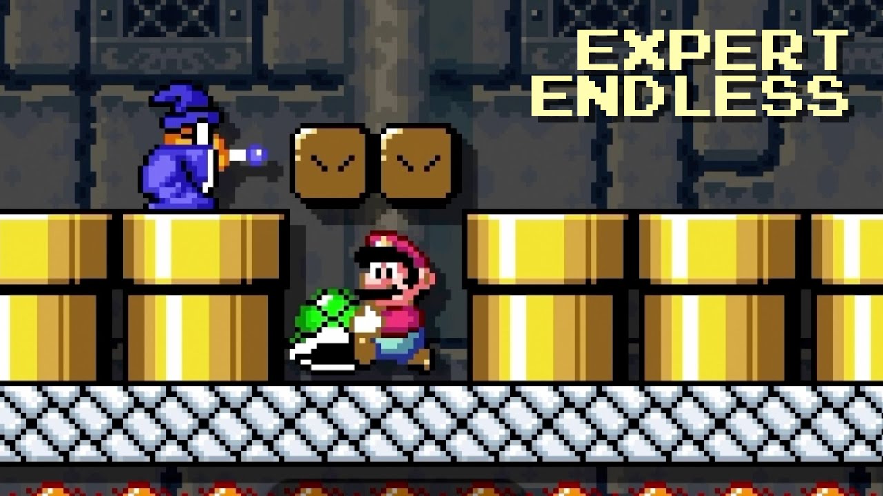 Expert Endless: 1-Up Farm Turns to Disaster (Super Mario Maker 2)