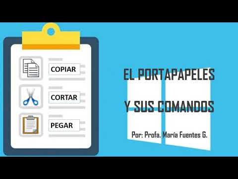 Vídeo: Portapapeles De Windows: Abrir, Vaciar, Guardar, Múltiples Portapapeles