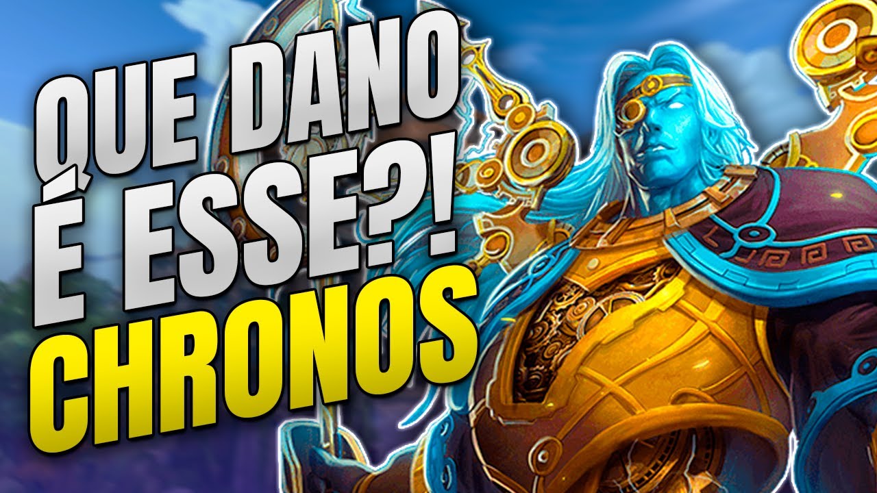 NÃO LEMBRAVA QUE CHRONOS BATIA TANTO ASSIM! CADA BÁSICO É UMA PORRADA! SMITE CONQUISTA