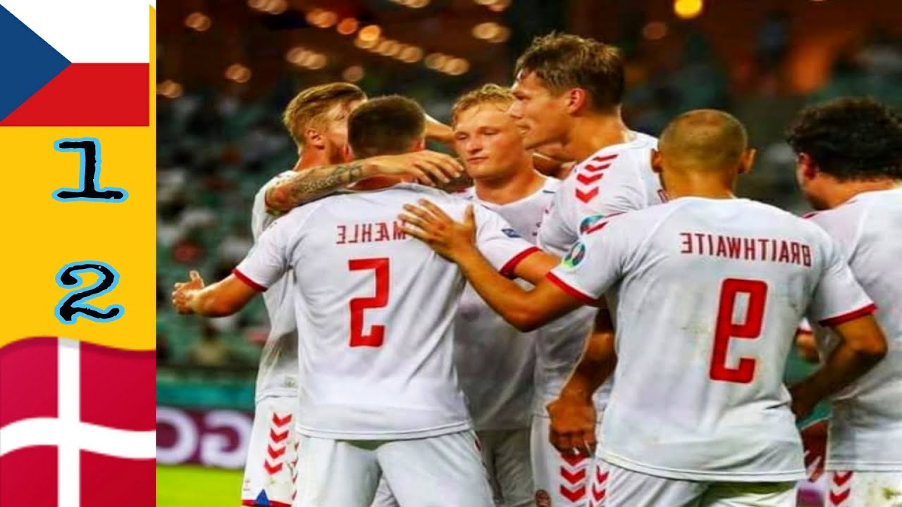 🔴czech republic 1 vs 2 denmark .