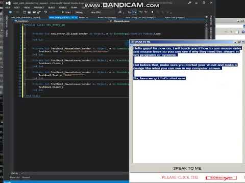 Use of mouse enter and mouse leave in vb net