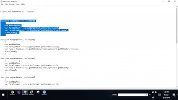 Dynamics 365 CRM V9.0 JavaScript Attribute Methods