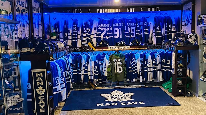 Toronto Maple Leafs' superfan collects years worth...