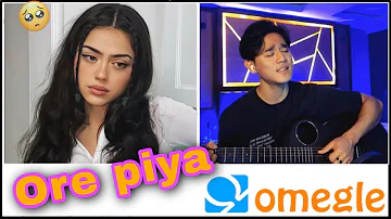 She Got Emotional❤️ When I Singing Hindi Mashup on Omegle | Sobit Tamang