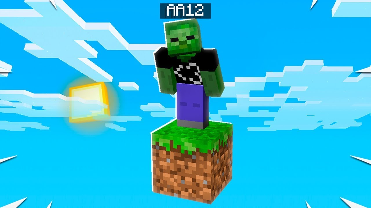 MINECRAFT But You Only Get ONE BLOCK ViDoe