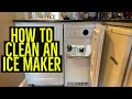 How to Clean a Freestanding Ice Maker