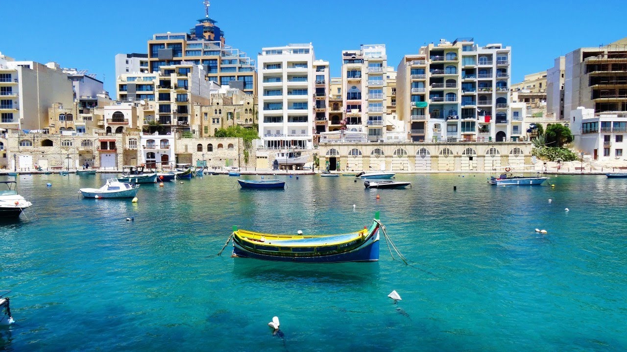 Spinola Bay - St. Julian's, Malta - YouTube