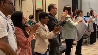 Michael gets a standing ovation after his presentation at the CSUN Assistive Tech Conference!