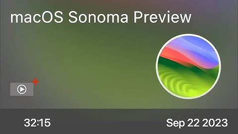macOS Sonoma Preview - Preview