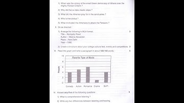 1st Sem B.C.A Generic English Question Paper (NEP)2022.