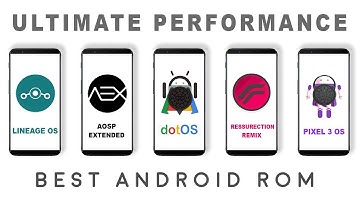Lineage os vs Resurrection Remix vs Dot os vs Aosp Extended Aex vs Pixel 3 os  - Performance Test