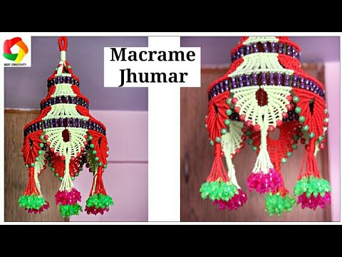 Macrame Jhumar new design tutorial