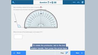Using your keyboard to access the protractor screenshot 3