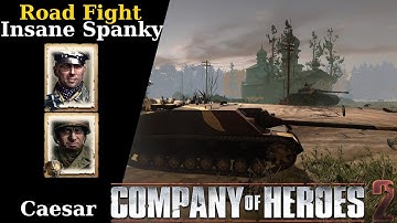 [CoH2][OKW v USF] Propagandacast #2078 Insane Spanky v Caesar