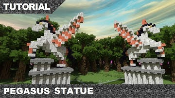 Minecraft Pegasus Statue Tutorial & Download