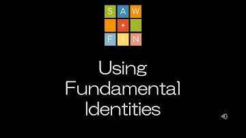 Precalculus 5.1 Using Fundamental Identities