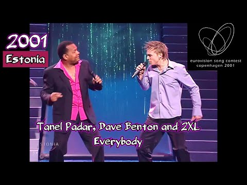 Danel Badar, Dave Benton e 2XL ♫ Everybody -Estônia 2001- 🥇Vencedor do 46º Festival Eurovisão da Canção