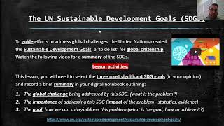 25/8 - Yr 9 Humanities: 'Global citizenship - global challenges'