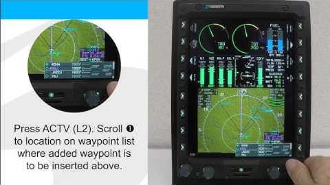 Insert Waypoint on MFD