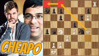 The Cheapo! || Anand vs Carlsen || Chess24 Legends of Chess (2020)