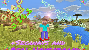 MCPE 0.14.0/ 0.14.1- Hoverboard Mod+ Segways and Real Hoverboard!- Minecraft PE