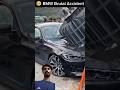 🚨 Lahore Barkat Market BMW i4 Crash 😱 Bike Wale Ko Bachane Ke Chakkar Mein Pole Se Takra Gayi!