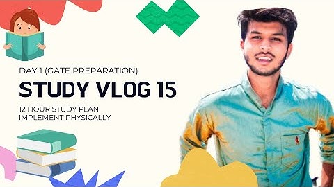 STUDY VLOG 15 | Day 1 GATE/UPSC PREPARATION | AMIT SHOHAL