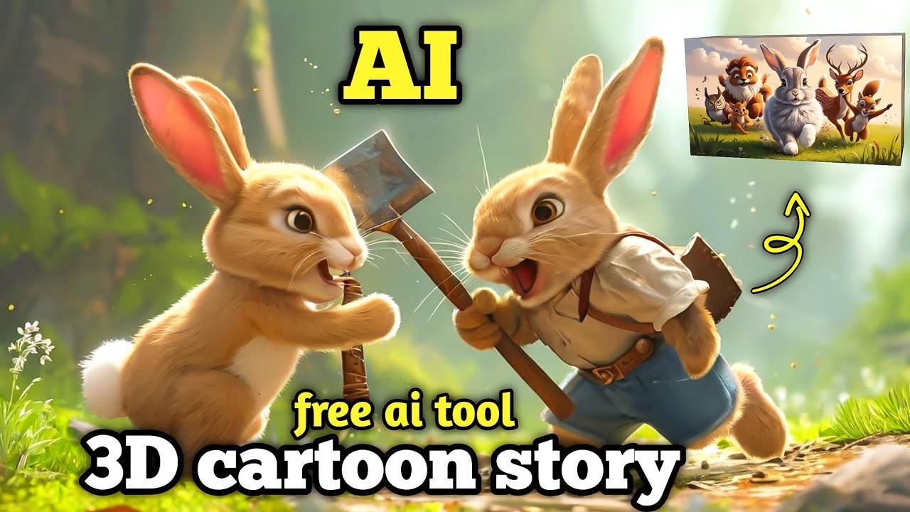 How to Make 3D Animation Kids Story with Free AI Tools - Story Video ...