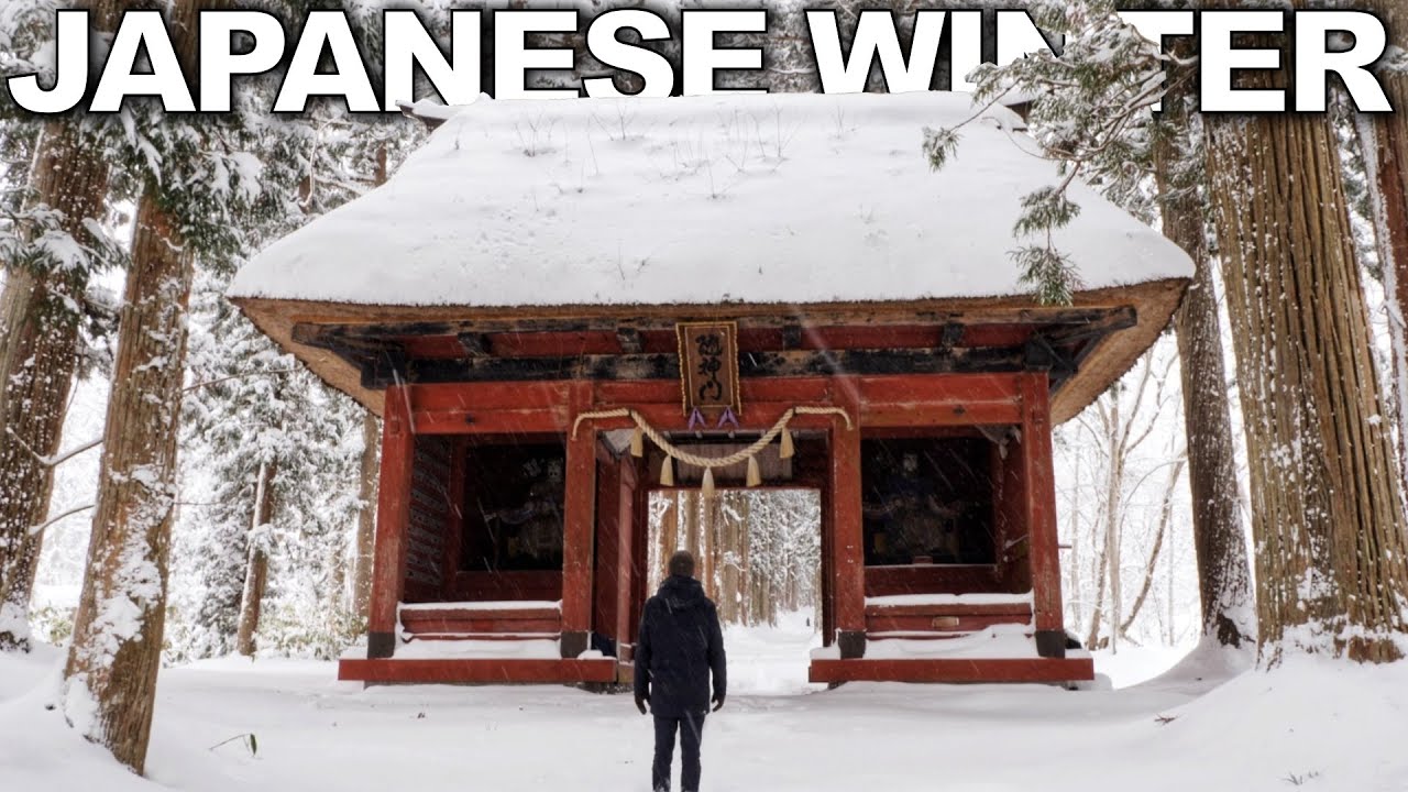Japan's Awe Inspiring Mountain Shrine, Totally Covered in Snow