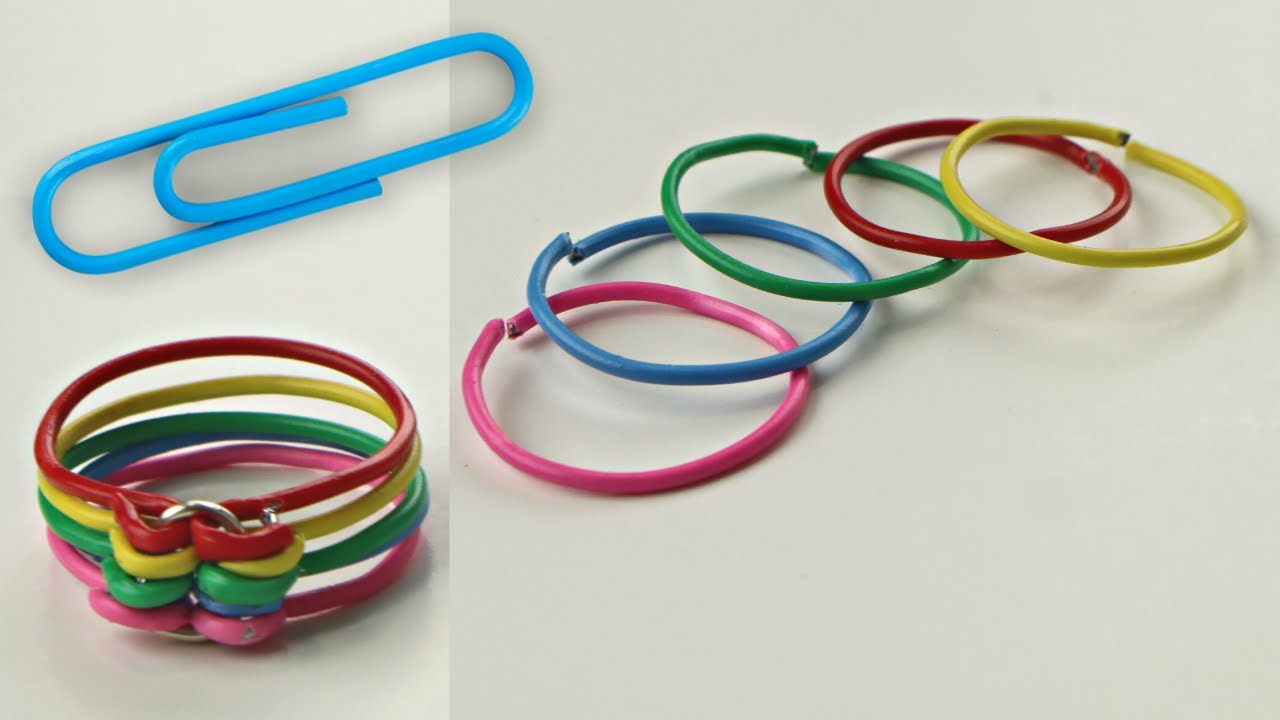 A-Z Paperclip Letter Rings Tutorial 