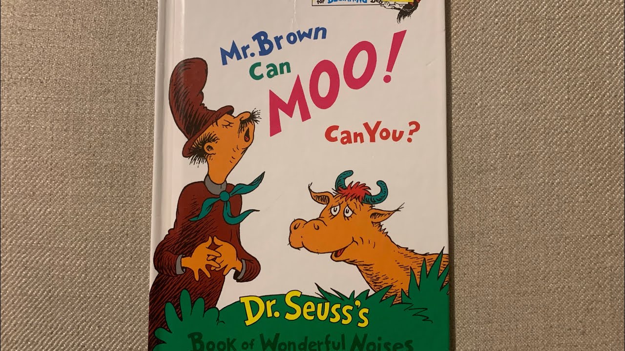 Dr Seuss Rap Mr Brown Can Moo Can You  Performance by jordansimons4