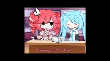 This toaster iss...broken🍞 #miku #teto #gacha #trend #animation