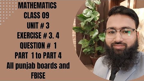 9th Math Ex 3.4 Q1 Part 1 to Part 4 Logarithms- The Most Important Long Questions