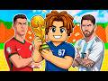 De Gordo a Futbolista en Kick a Lucky Block!