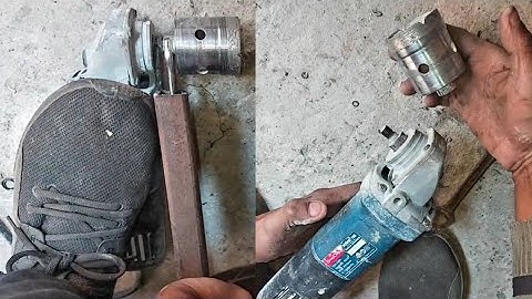 angle grinder machine repair , Core Bit open