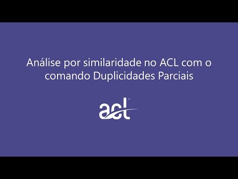 Análise por similaridade em campo texto