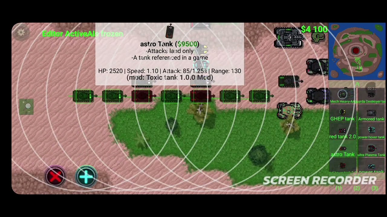 Rusted warfare mod beta Toxic tank 1.0.0.0