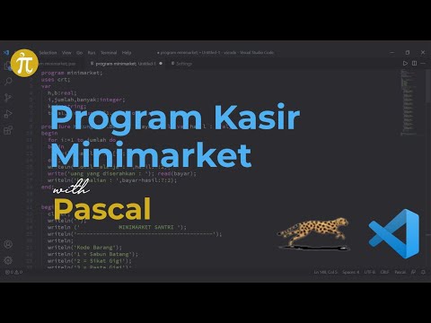 Program Kasir Minimarket (Pascal)