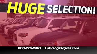 Big Savings on New Toyotas at LaGrange Toyota