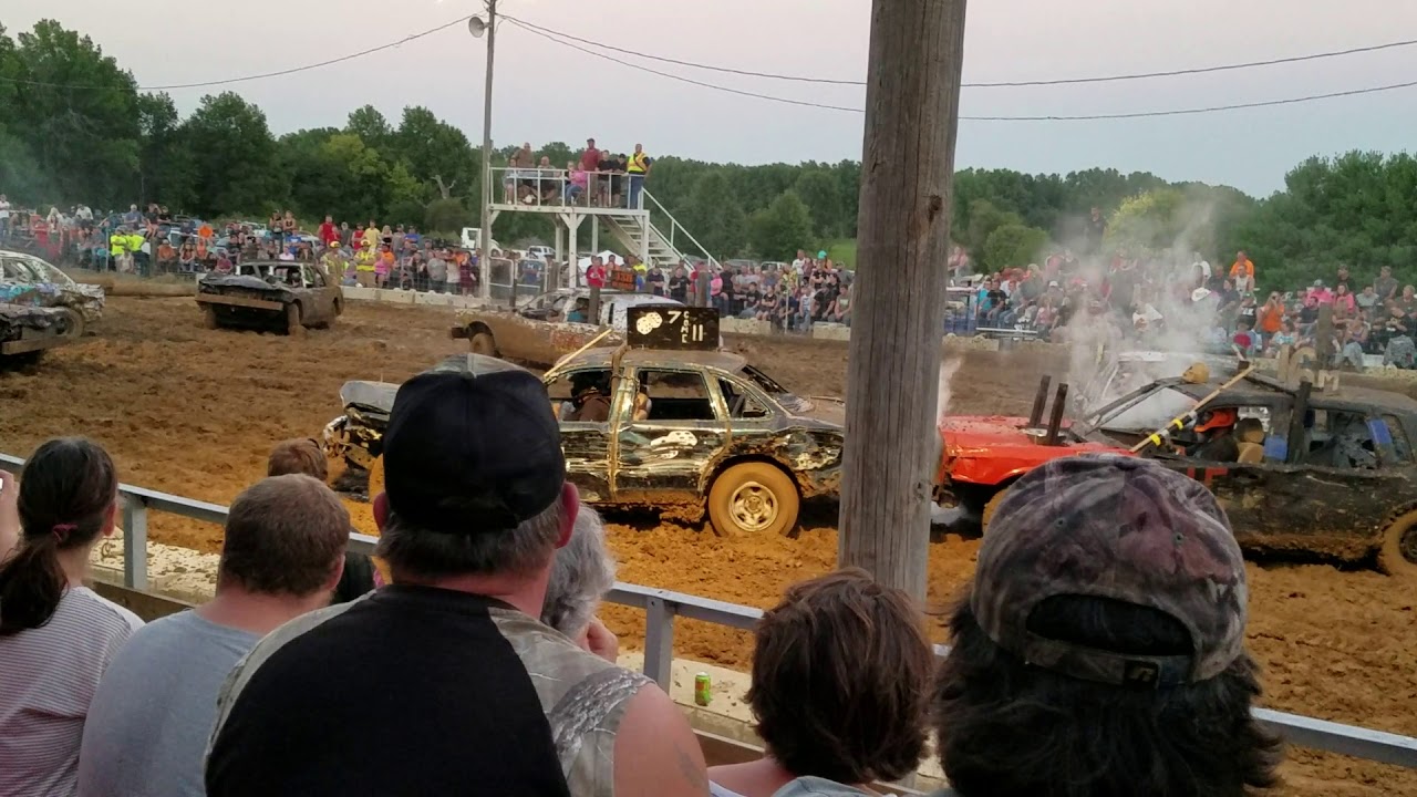 Demolition derby Madison missouri YouTube