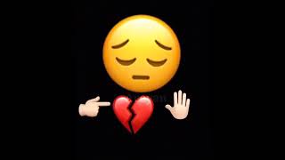 Sad Emoji Status Video ¦ Heart broken emoji ¦ Blackscreen Status Emoji screenshot 5
