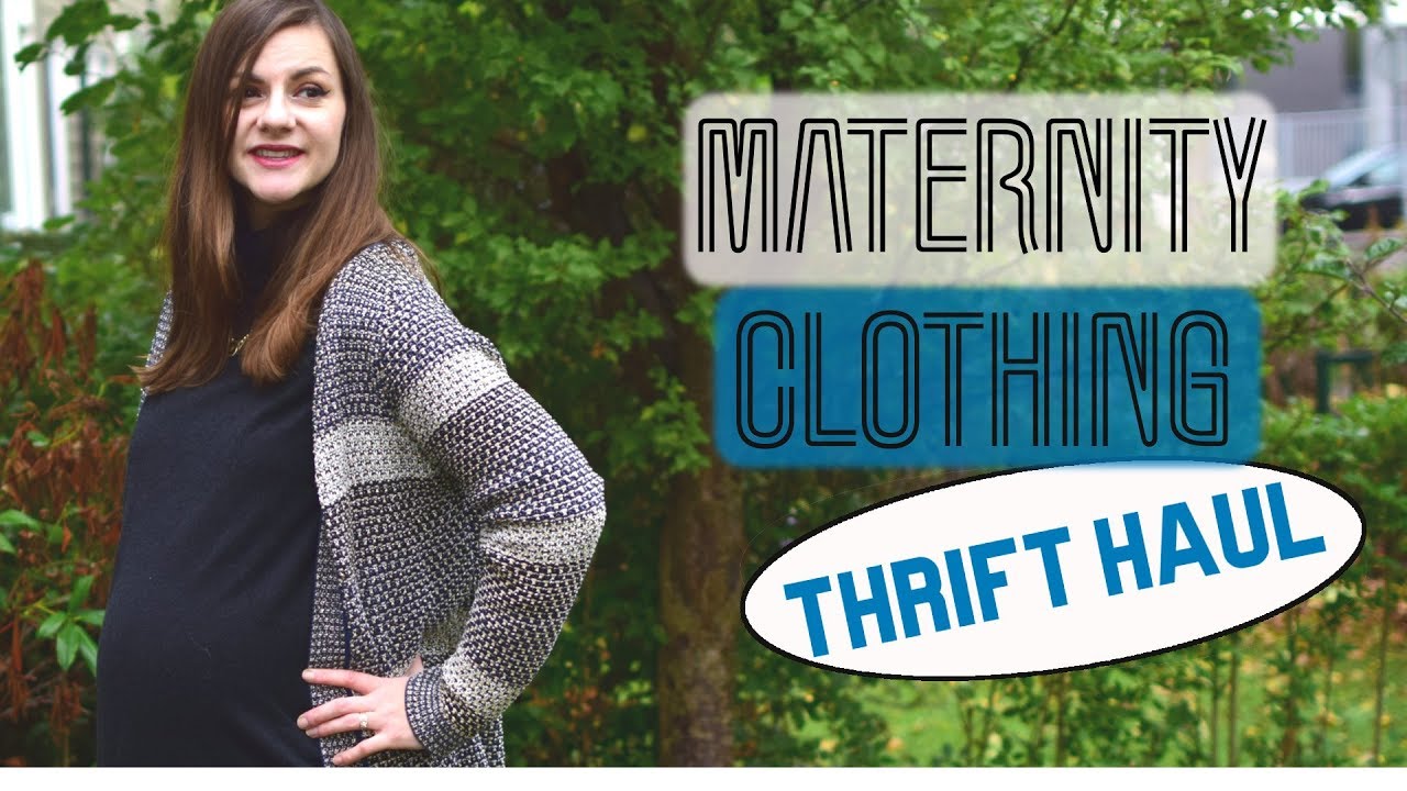 Maternity Clothing Thrift Haul And Try On Fall 2018 YouTube