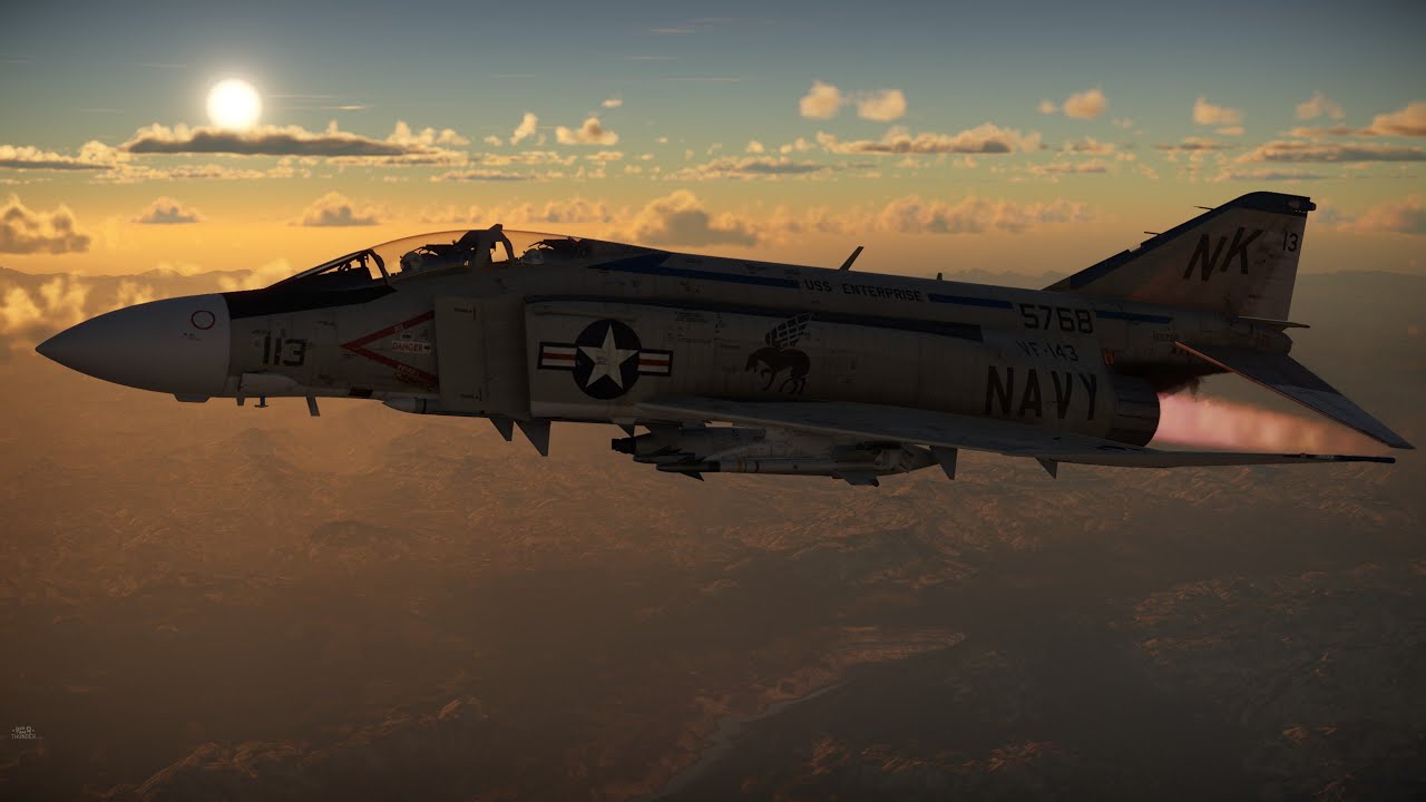 When USA gets pulse doppler and a new sparrow War Thunder F4J YouTube