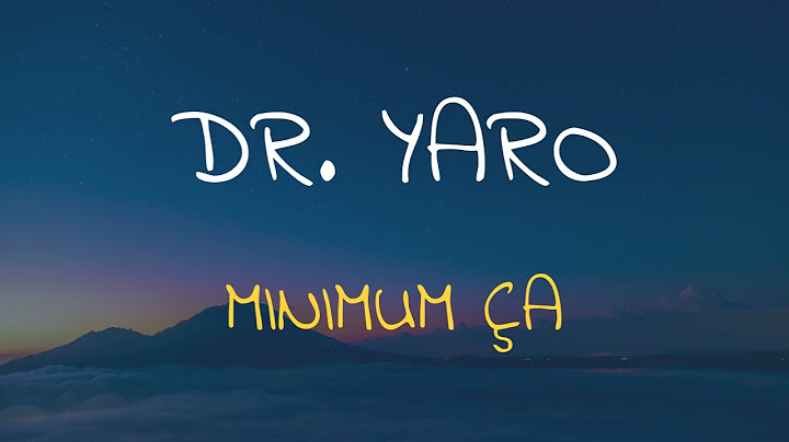 🎧 DR. YARO - MINIMUM ÇA (SLOWED & REVERB)