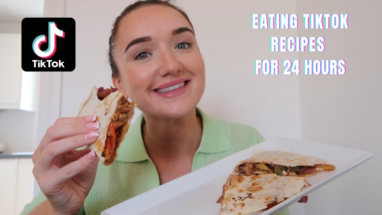 I ONLY ATE TIKTOK RECIPES FOR 24 HOURS YouTube