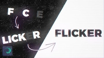 Flicker Text Animation AE inspired ✨! - Alight Motion Tutorial