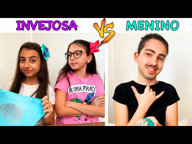 Tipos De Criancas Fazendo Slime 7 Invejosa Vs Menino Luluca - roblox expectativa vs realidade dia das criancas ft mingauzinha