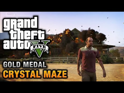 GTA 5 PC - Mission #20 - Crystal Maze [Gold Medal Guide - 1080p 60fps