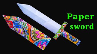 how to make paper sword and cover I paper sword making