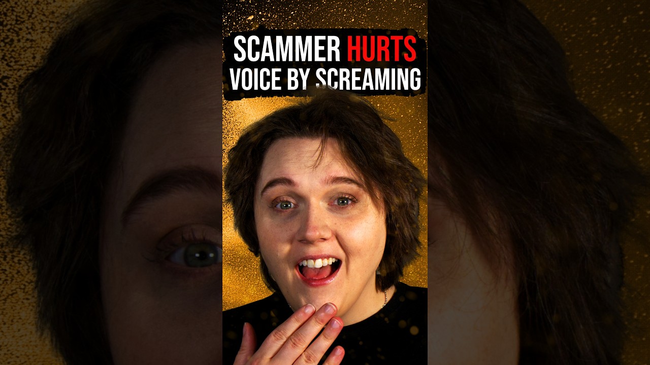 Scammer Hurts His Voice by Screaming